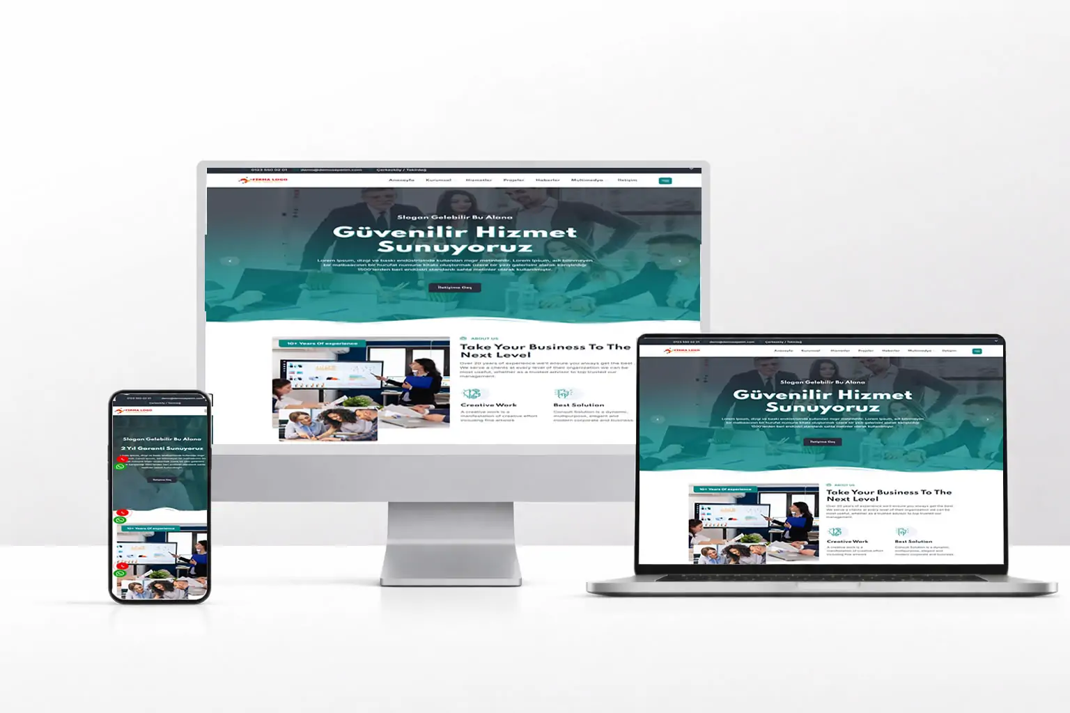 Kurumsal Firma Web Tasarım - Kurumsal V2