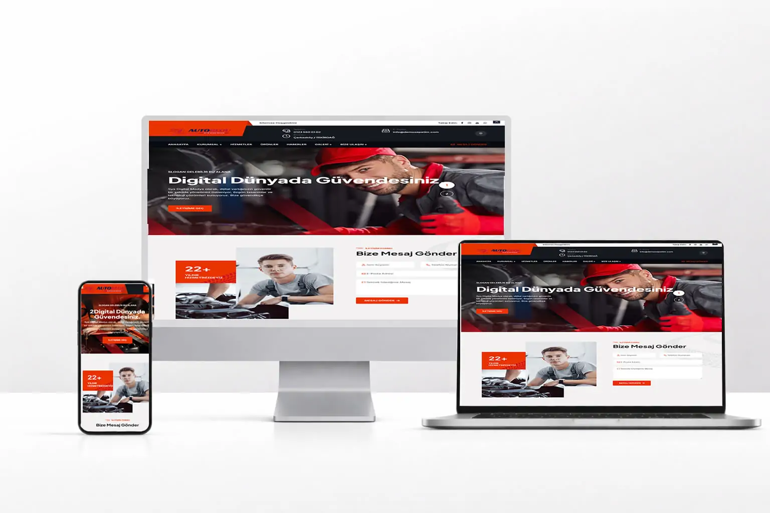 Oto Tamir & Servis Web Tasarım - Kurumsal v4