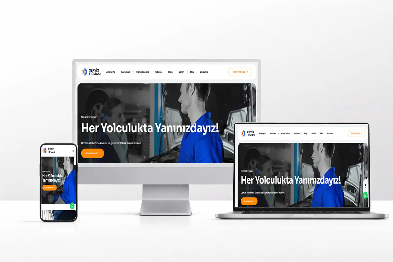 Teknik Servis Firması Web Tasarım - Teknik Servis v1