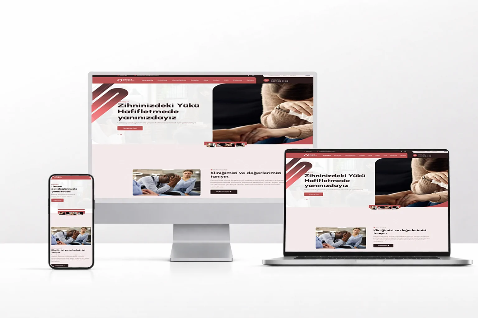 Psikolog Web Sitesi Tasarımı Psikolog v1