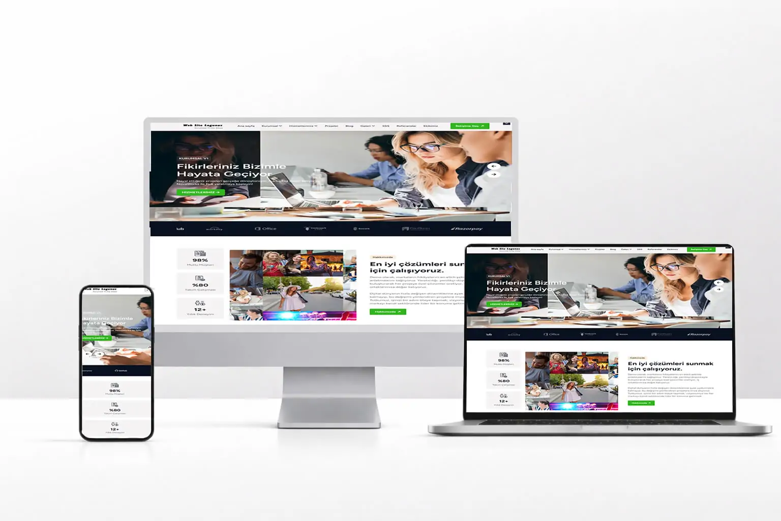 Kurumsal Firma Web Tasarım - Kurumsal V1