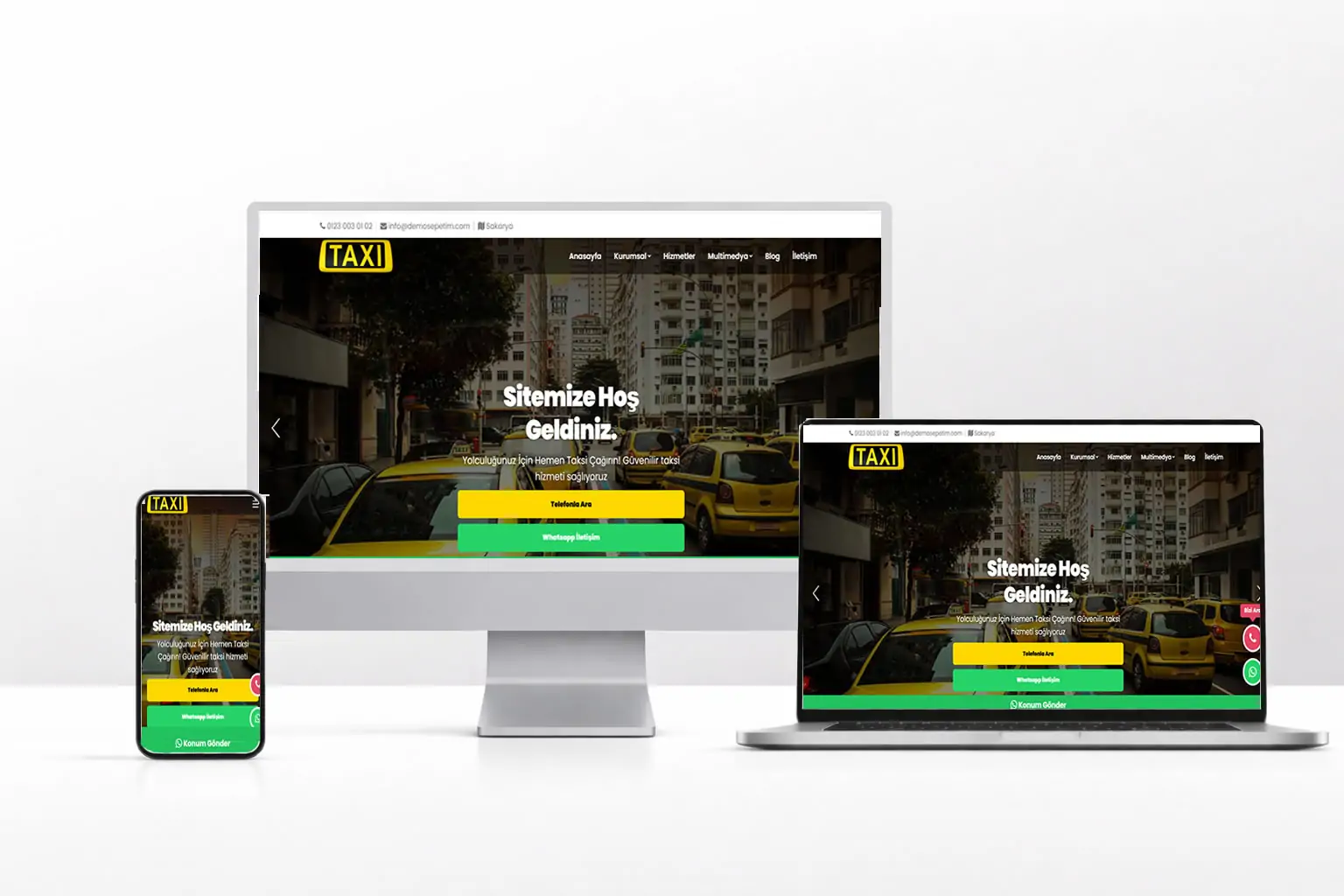 Taksi Durağı Web Tasarım - Taksi Durağı v1