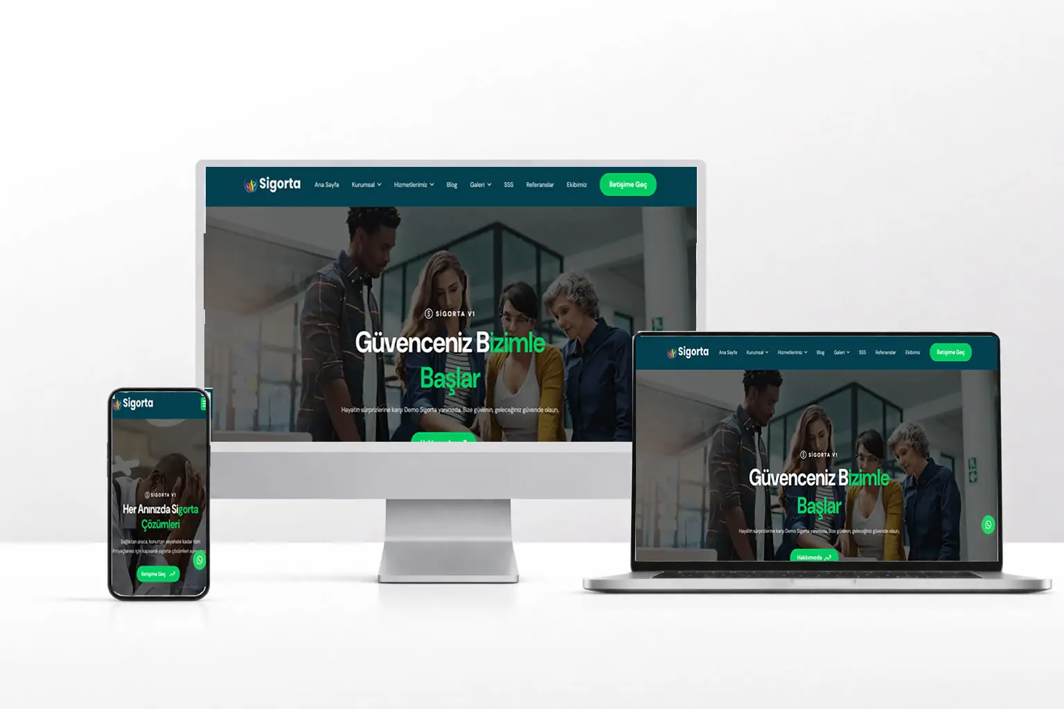 Sigorta Şirketi Web Tasarım - Sigorta v1